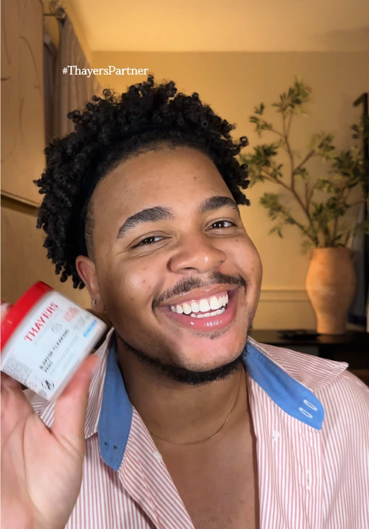 A post by @scotfknlouie on TikTok caption: I’m swiping left on blemishes with @Thayers Blemish Clearing Pads #thayerspartner 