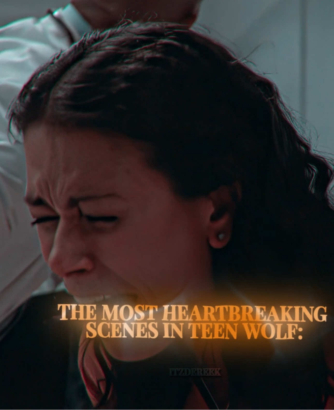 A post by @itzdereek on TikTok caption: Which one do you think is the saddest one? #stilesstilinski #dylanobrien #scottmccall #teenwolf #teenwolfedit #edit #fyp 