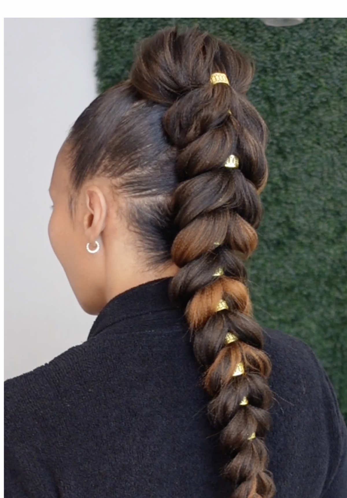 A post by @marascampo on TikTok caption: NGL, this is super cute. Maybe these kids know a thing or two after all. ✨ #blackgirlmagic #blackgirls #blackgirl #blackhair #blackhairstyles #hair #hairtransformation #hairideas #hairtutorial #protectivestyles #dragon #braid #braids #braidstyles #braidtutorial #ComproDoPequeno 