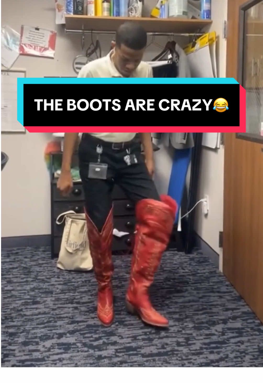 A post by @brkicks on TikTok caption: Bro was popping off 😂🔥 (via @HeartbreakChristian❤️‍🔥) #sneakers #sneakerheads #sneakerhead #sneaker #funny 