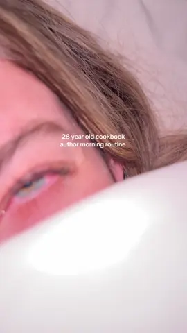 A post by @rachelmadisoncarlisle on TikTok caption: My morning routine as a 28 year old cookbook author #morningroutine #morningvlog #morningvlogs 