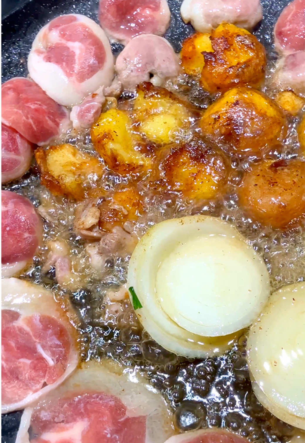 A post by @crazykoreancooking on TikTok caption: We had duck ross gui (오리 로스구이) for dinner because we wanted something quick and yummy.  Whens Koreans say ‘Ross Gui,’ it refers to cutting meat very thinly and cooking (usually table cooking) without any seasoning (but dip in seasoning after cooking). Apparently the word ‘ross’ came from the English word, roast. ‘Gui’ means grilling in korean.  This way of eating got popularized in the 70’s and still one of the most popular ways of eating meat in Korea. We eat like this everywhere, in restaurants, at home, on a picnic or camping trip. Every household in Korea owns a portable gas stove (which is for technically outdoor). #koreanbbq #duck #koreanfood #mukbang #kdrama