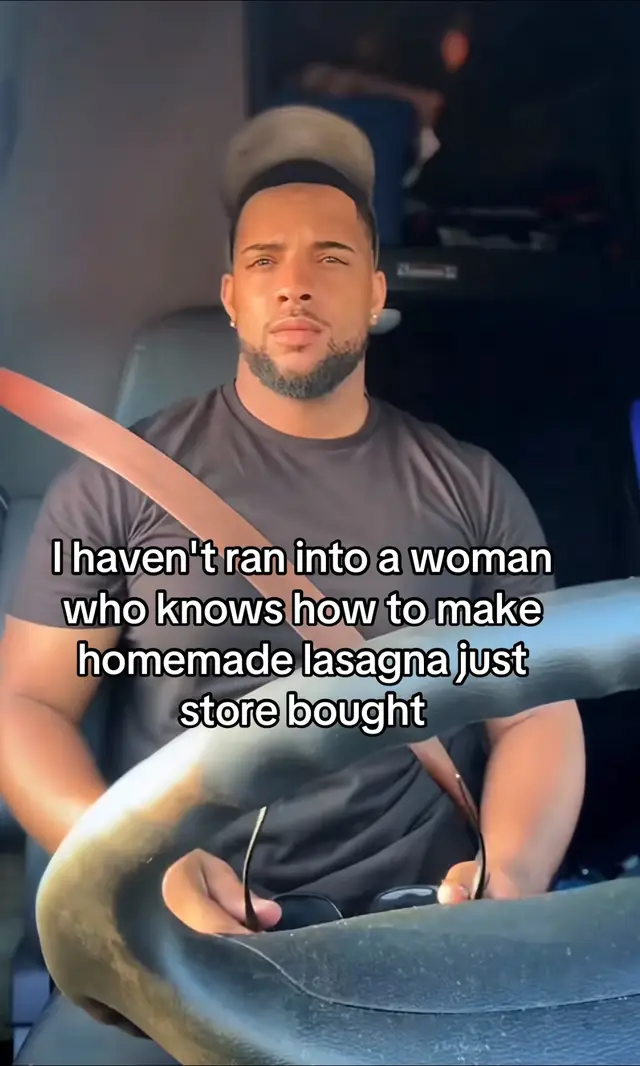 A post by @titusjames3 on TikTok caption: I haven't ran into a woman who knows how to make homemade lasagna just store bought #blacktiktok #relationship #dating #fypシ゚viral #women #fyp #blackwomen #single 
