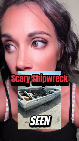 A post by @clerpatriot on TikTok caption: I can only imagine what this was used for #shipwrecks #beachvibes #boat #fypシ゚viral #florida 