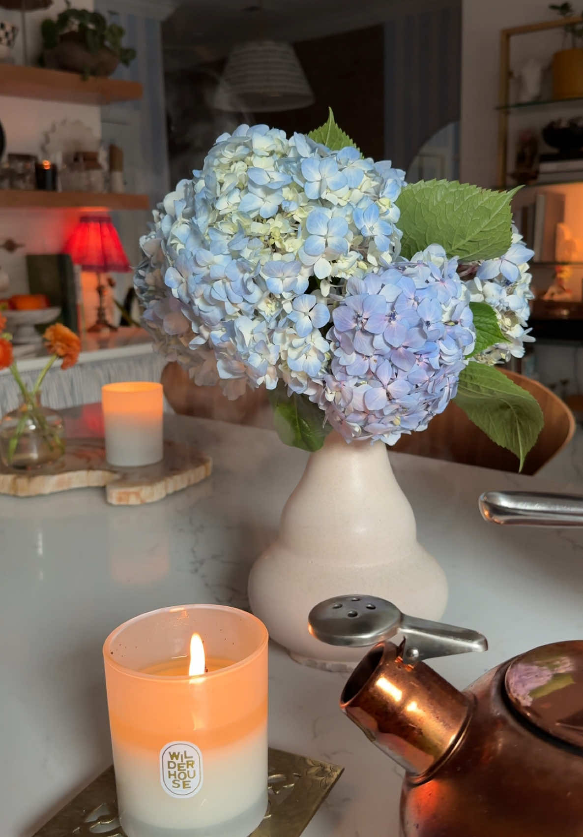 A post by @cozyinchicago on TikTok caption: I love romanticizing life, even a simple cup of tea ☕️ #homedecor #cozyathome #fypシ #fyp #cozyhomedecor #cozy #romanticizinglife #romanticizingmylife 
