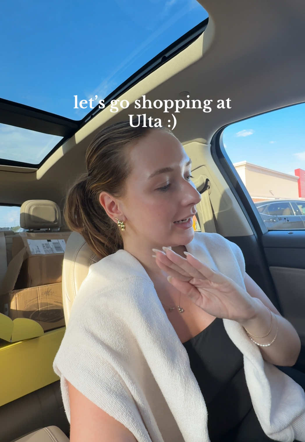 A post by @shelbyannbell on TikTok caption: today’s shopping trip was extra fun hehehe 🤭🤭❤️ #shoppingvlog #shopwithme #ultahaul #Vlog #dayinmylife #makeuphaul 