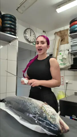A post by @mikasahanma on TikTok caption: #mikasa #viral #sushi #salmon 