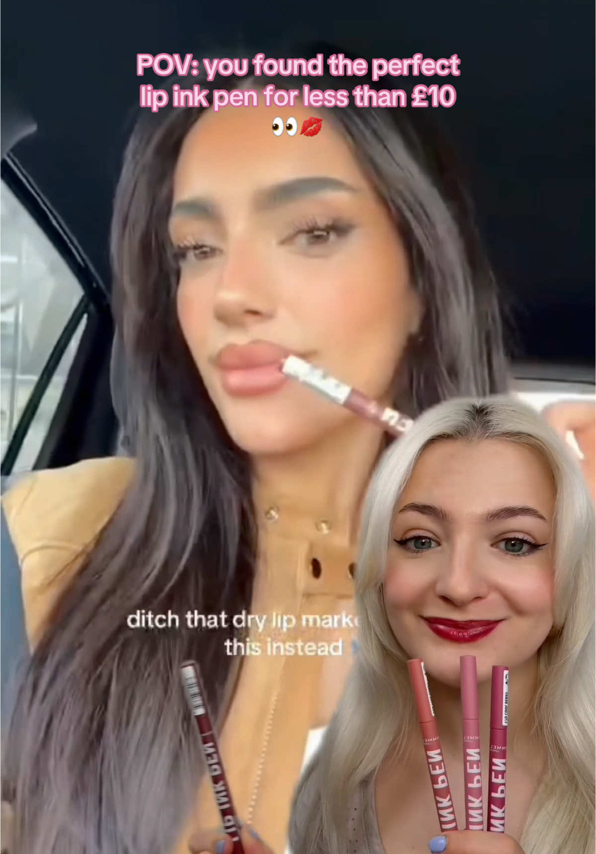 A post by @superdrug on TikTok caption: Get the look, for less! Thank us later 💋 #rimmellipink #lippen #superdrug 