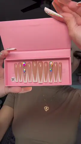 A post by @ on TikTok caption: What do we think? Is it gonna make life harder or are ppl just being dramatic 🤨🤩 @Nailzotica #nailzotica #nailtok #xxlnails #nails #pressons #stargrl333 