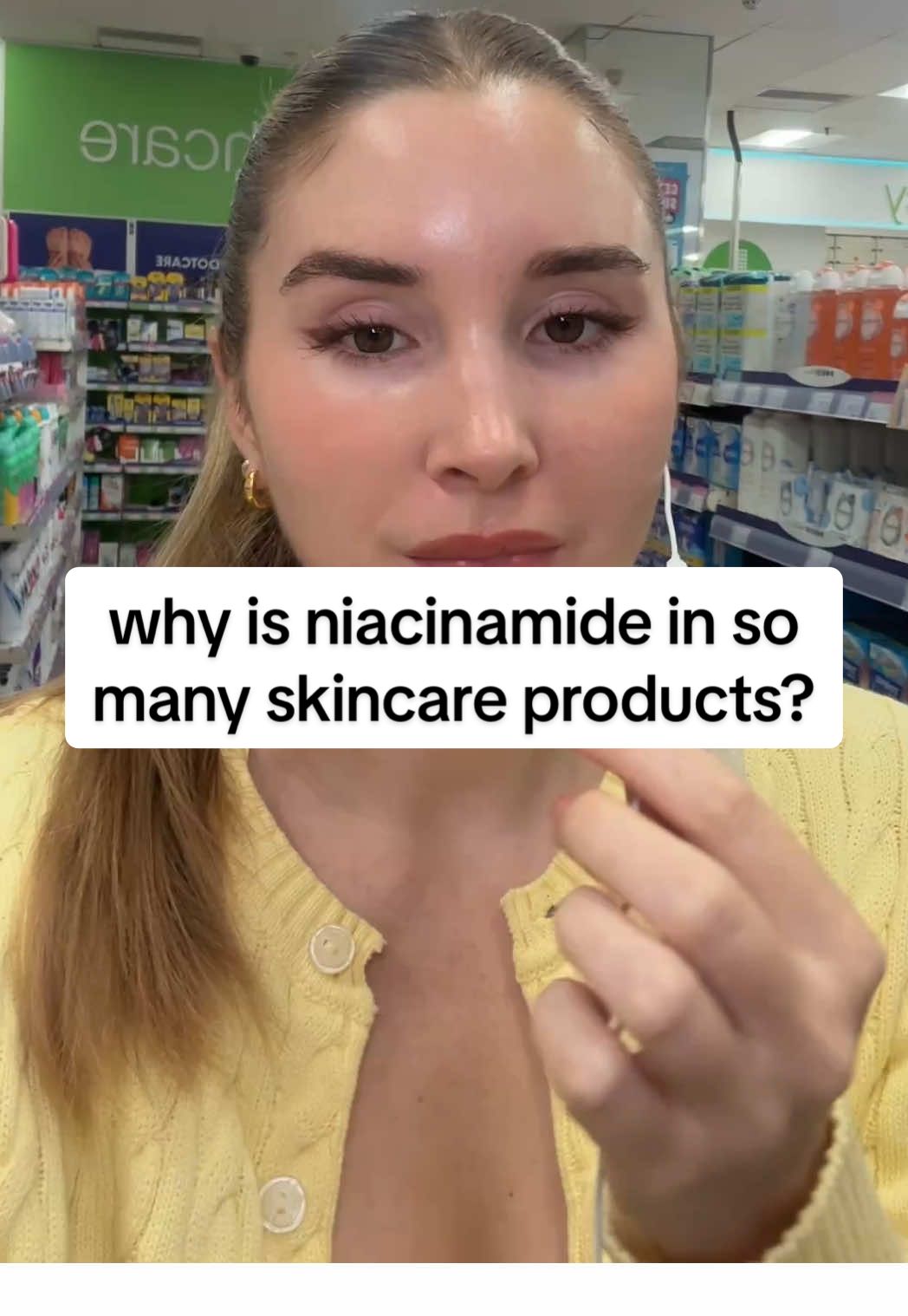 A post by @natalie_oneillll on TikTok caption: also it’s easy to formulate with 💖 when you work with a lab they’ll often suggest ingredients that will help with the ‘marketing story’ because of the claims they allow you to make. The lab also suggests these for the efficacy of the product, of course, but that’s why niacinamide is EVERYWHERE #niacinamide 
