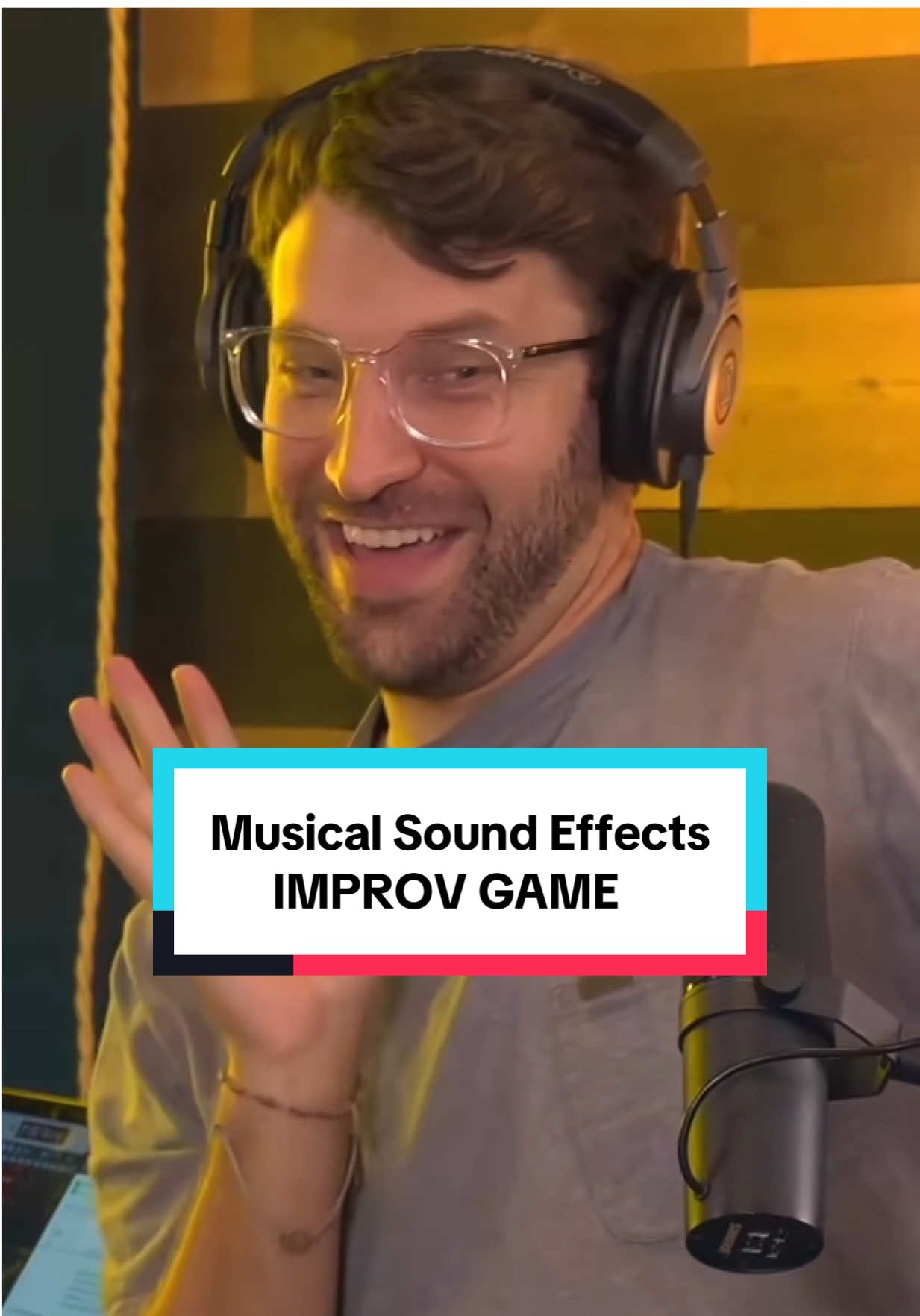 A post by @theimprovguy on TikTok caption: Musical Sound Effects | IMPROV GAME #improv #song #musical #soundeffects #musicalmonday #improvbroadway 