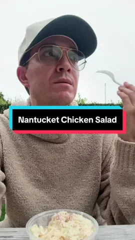 A post by @ericgoldie on TikTok caption: I look forward to this chicken salad all year. #chickensalad #nantucket #nantucketisland #ack #foodie 