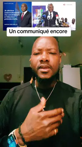 A post by @monsieurdago1 on TikTok caption: Communiquer du ppaci suite à la candidature de Ahoua don Mello 