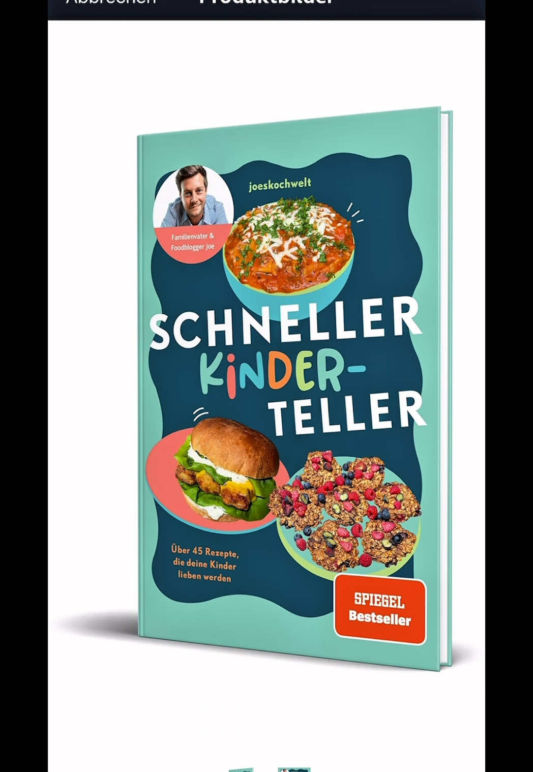 A post by @joeskochwelt on TikTok caption: DANKE DANKE DANKE 🥳😍 Ihr seid der Hammer 🤩 Ich bin so stolz darauf mein erstes Buch zu Releasen und direkt einen Bestseller zu haben 😘 das ist keine Selbstverständlichkeit, hierzu benötigt man eine starke Community und Liebe zu dem was man macht ☺️ Solltet ihr gerade vll eine schwere Zeit haben, dann macht weiter, denn solange etwas schlecht läuft ist es nicht das Ende ☺️ #glücklichesleben #glücklichekinder #glücklich #buch #kochbuch #viral #dankefüralles #danke #joeskochwelt #rezepte #fürdich