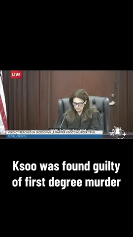 A post by @akademiks on TikTok caption: Ksoo was found guilty of first degree murder