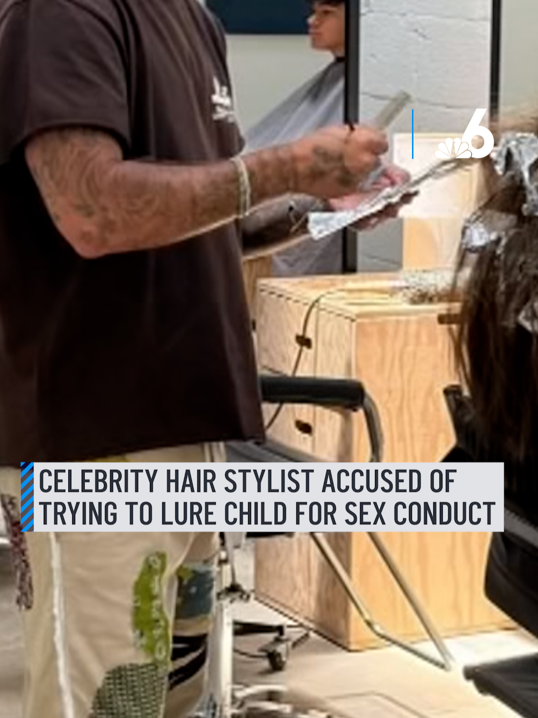 A post by @nbcsouthflorida on TikTok caption: Celebrity hairstylist Ryan Thomas Pearl, known for working with Hailey Bieber and Sophie Turner, faces multiple charges after allegedly attempting to meet a 15-year-old girl for sexual conduct. The arrest followed an undercover operation initiated after the teen's mother reported inappropriate interactions and suspicious financial transactions.   #MiamiCrime #RyanPearl #HaileyBieber #SophieTurner #UndercoverOperation #SexualConduct #TeenSafety #CelebrityNews #NBC6