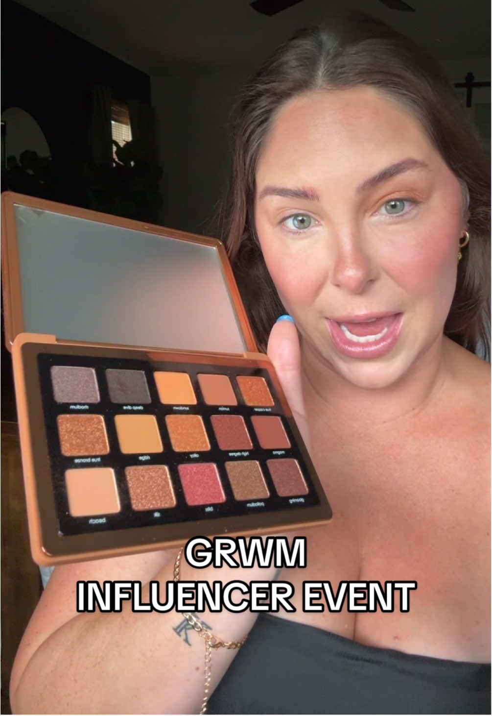 A post by @katiesantry on TikTok caption: I made a Bumble BFF at 35 years old, should I be embarrassed? #grwmroutine #makeuproutine #momsover30 #adulting #momsoftiktok 