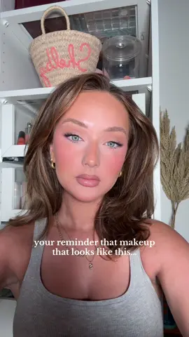 A post by @shelbyannbell on TikTok caption: a little facial hair never hurt no body 😘 #Makeup #beauty 