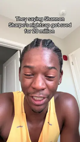 A post by @keltonallen on TikTok caption: Unk Sharpe & Ochocinco just got hit with a $20M lawsuit 😳 All over things they said on the pod that weren’t true?#kelton #shannonsharpe #ochocinco #nightcap#lawsuit 