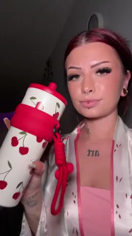 A post by @ on TikTok caption: Goodnight 🍒❤️