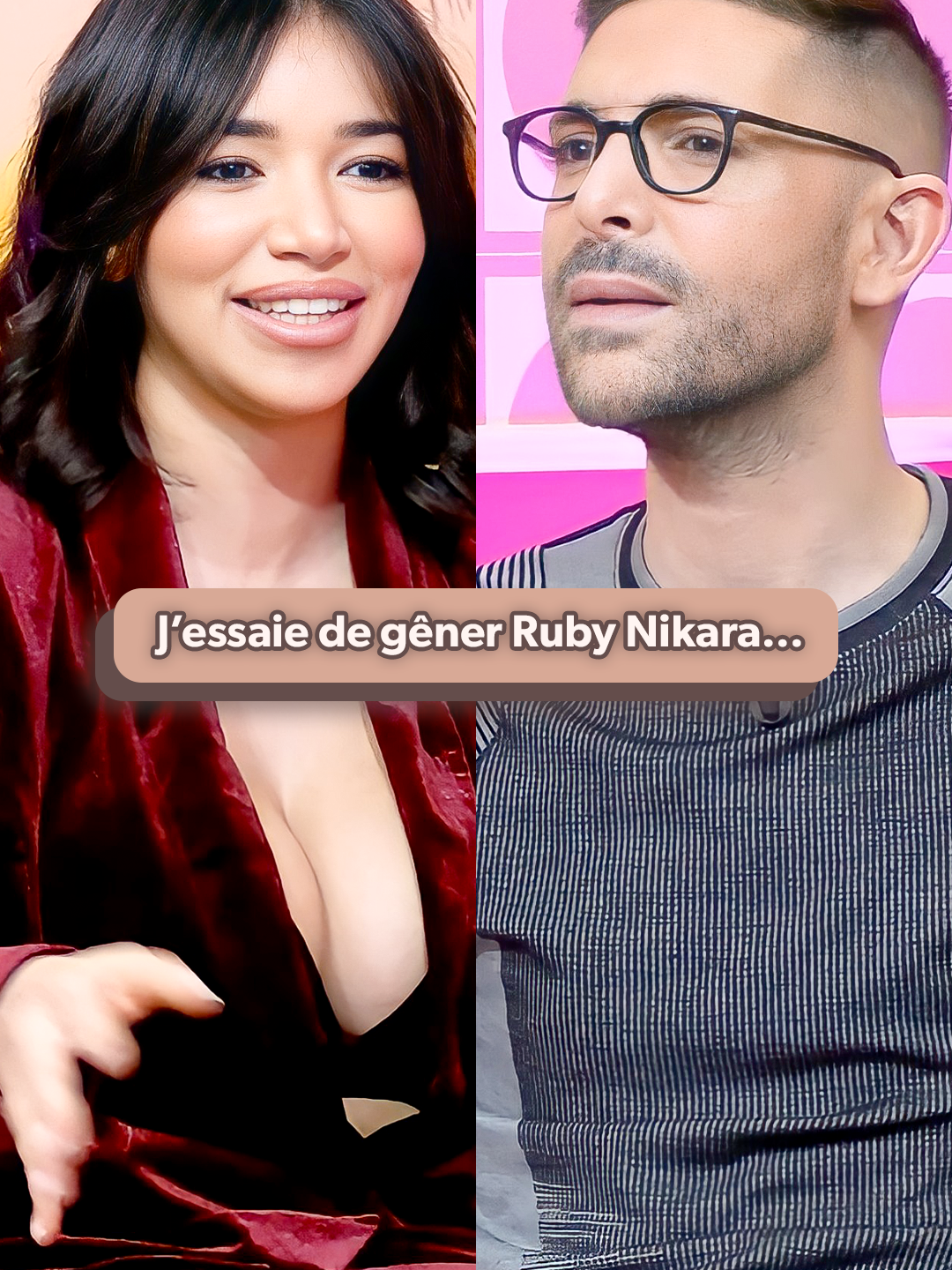 A post by @samzirah on TikTok caption: J’essaie de gêner Ruby Nikara…😂 #samzirah #interview #eti #rubynikara