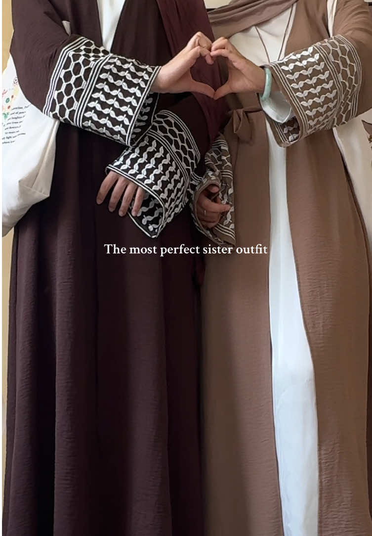 A post by @mariam_collections on TikTok caption: MOA116 MA190 click on the link on my homepage to make a purchase 🔗：search:MOA116 #abayagirls #mariamscollection #schoolglow#abaya #studentoutfits   