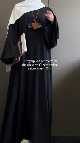 A post by @mariam_collections on TikTok caption: MA190 click on the link on my homepage to make a purchase 🔗：search:MA190#abayagirls #mariamscollection #schoolglow#abaya #studentoutfits  