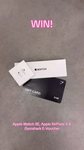 A post by @superdrug on TikTok caption: WIN 🩷 Tag a friend and follow us @superdrug, we're giving you the chance to WIN a Apple Watch SE, Apple AirPods 4 & £100 Gymshark E-Voucher 💫 Competition opens 09:30 01/08/25 and ends 23:59 15/08/25. UK 16+ only. One winner will be chosen, one entry per person. Promoter: Superdrug Stores plc. For full T&Cs, click link in our bio