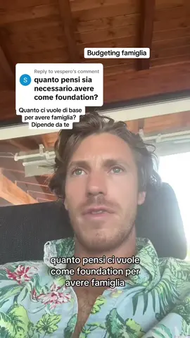 A post by @amedeoiasci on TikTok caption: Oggi vi spiego quanti soldi ci vogliono per iniziare la famiglia e ha risposto non sarà mai esatta perché dipende da stili di vita che hai lo stile di vita che vuoi per i tuoi figli e quanto si spendaccione #BudgetPerIniziareFamiglia