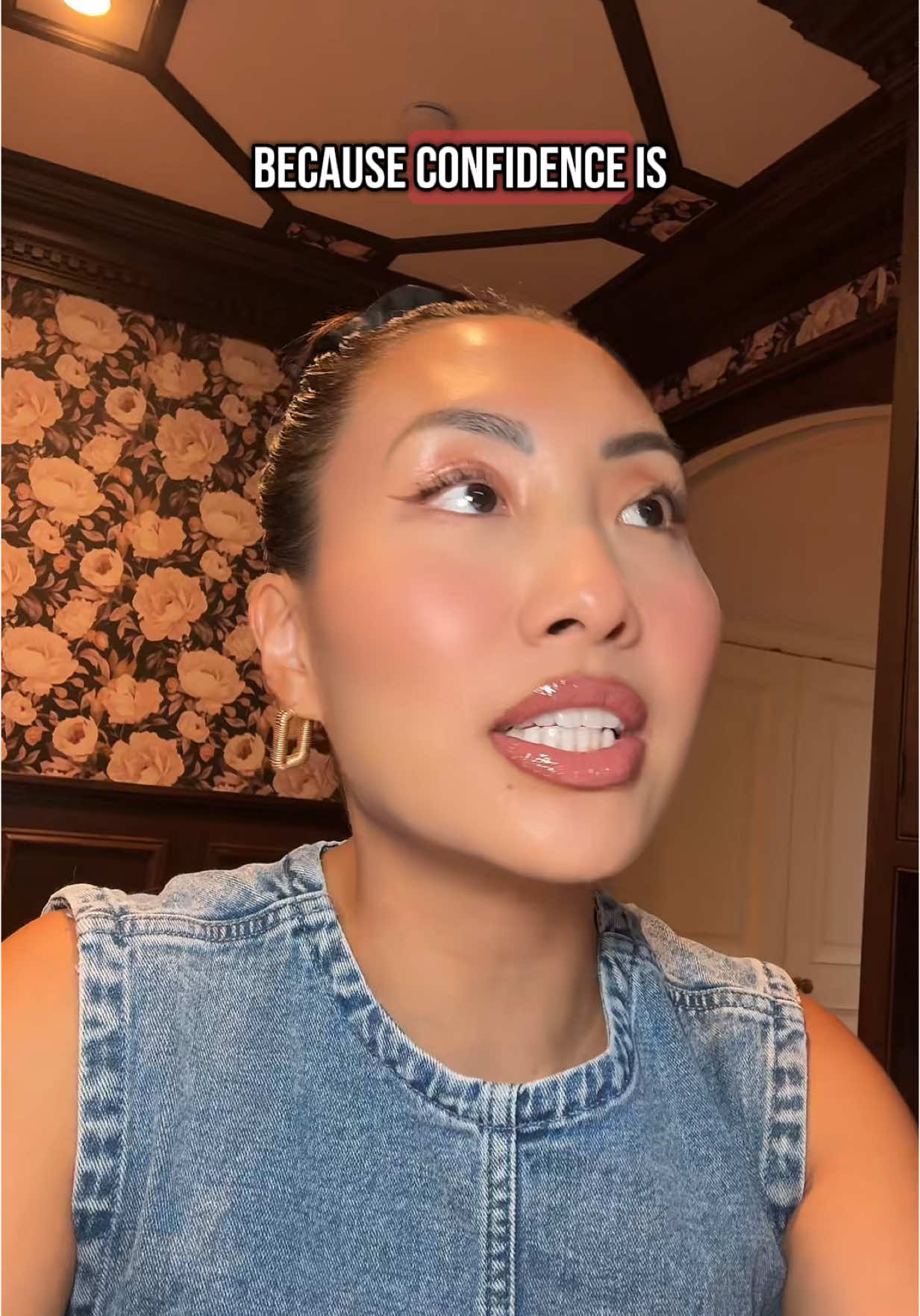 A post by @maybeboth on TikTok caption: Confidence was the opening act, danger is the headliner.