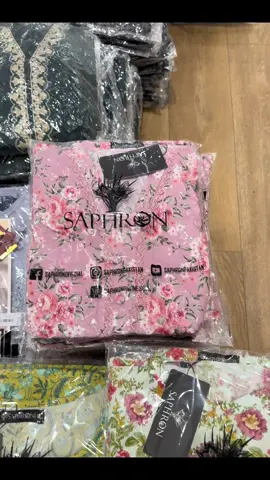 A post by @umnaaofficial on TikTok caption: Luxury 3 piece lawn collection is live now !!#fyp #shalwarkameez #pakistaniclothesuk #foryoupagе #summersale 