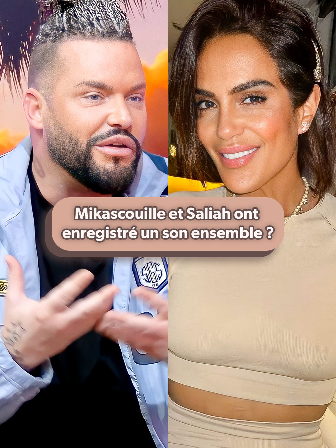 A post by @samzirah on TikTok caption: Un son va sortir entre Mikascouille et Saliah ? 😮‍💨 #samzirah #interview #eti #mikascouille #saliah