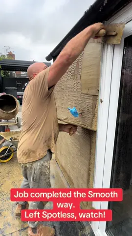 A post by @_smooth47 on TikTok caption: It’s the only way! Cleanliness is key! #plastering ##plasterer##builders##builder##fyp