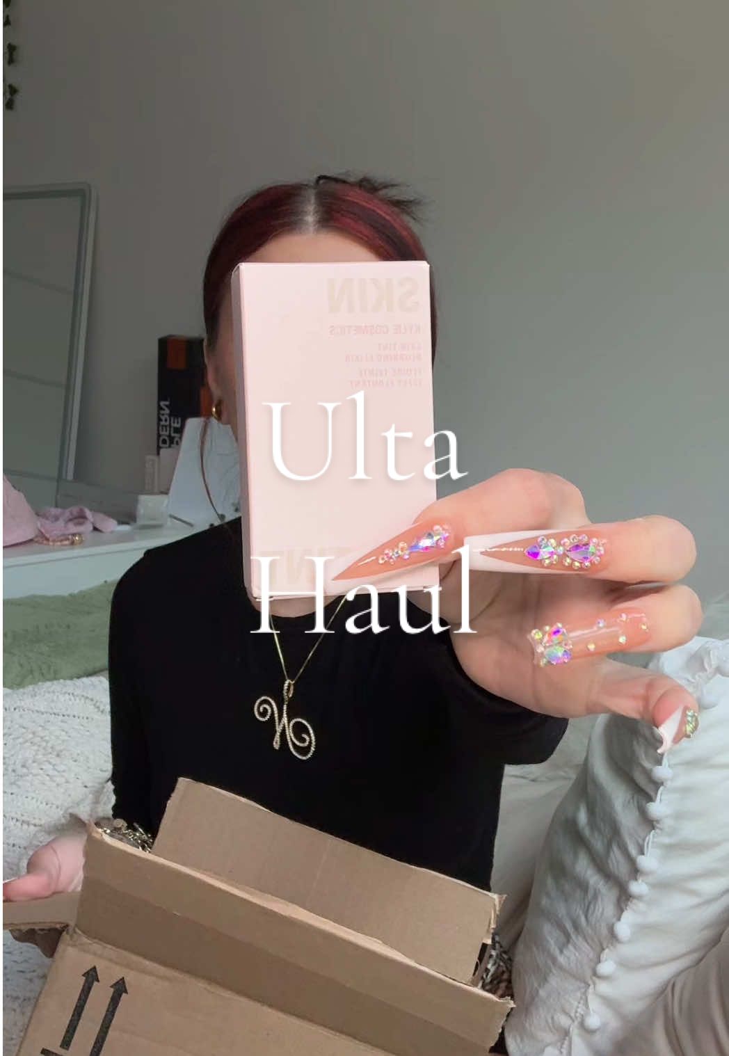 A post by @ on TikTok caption: The price for all of this is crazy, I love when @Ulta Beauty has sales🤩 @Kylie Cosmetics @Diorbeauty @Lancôme #haul #ulta #dior #diorlipmaximizer #lipgloss #sale #111 #lancomemakeup #lancome #kylieskintint #kyliecosmetics #unboxing 