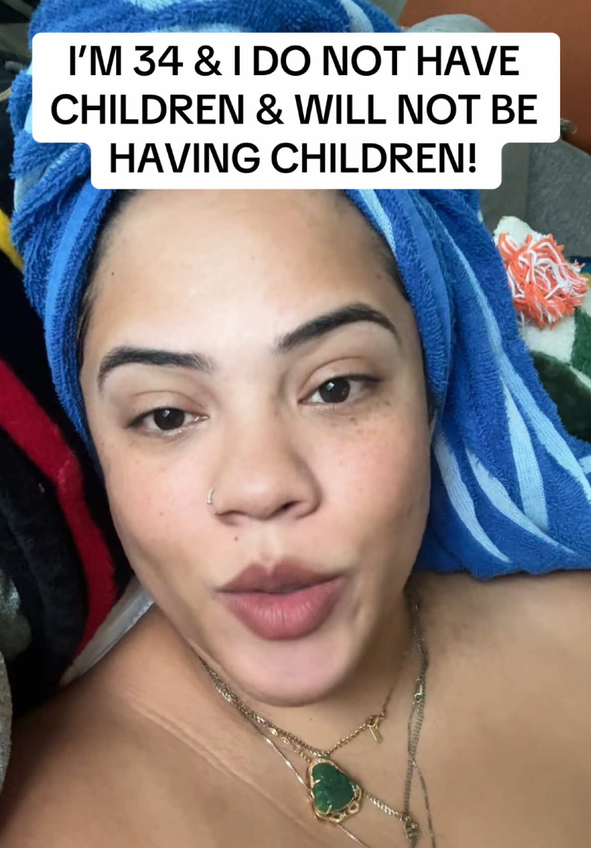 A post by @casharroyo on TikTok caption: God is the only person who can change this, & if he decides to change this, then it will be changed, until then it’s a HAIL NO 😂😂 #noKids 