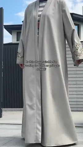 A post by @mariam_collections on TikTok caption: MOA037 click on the link on my homepage to make a purchase 🔗：search:MOA037#abayagirls #mariamscollection #schoolglow#abaya #studentoutfits