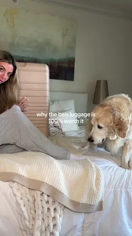 A post by @rachelmadisoncarlisle on TikTok caption: For everyone wondering if @BÉIS is worth it #beis #beispartner #beisluggage #beisreview #beistravel