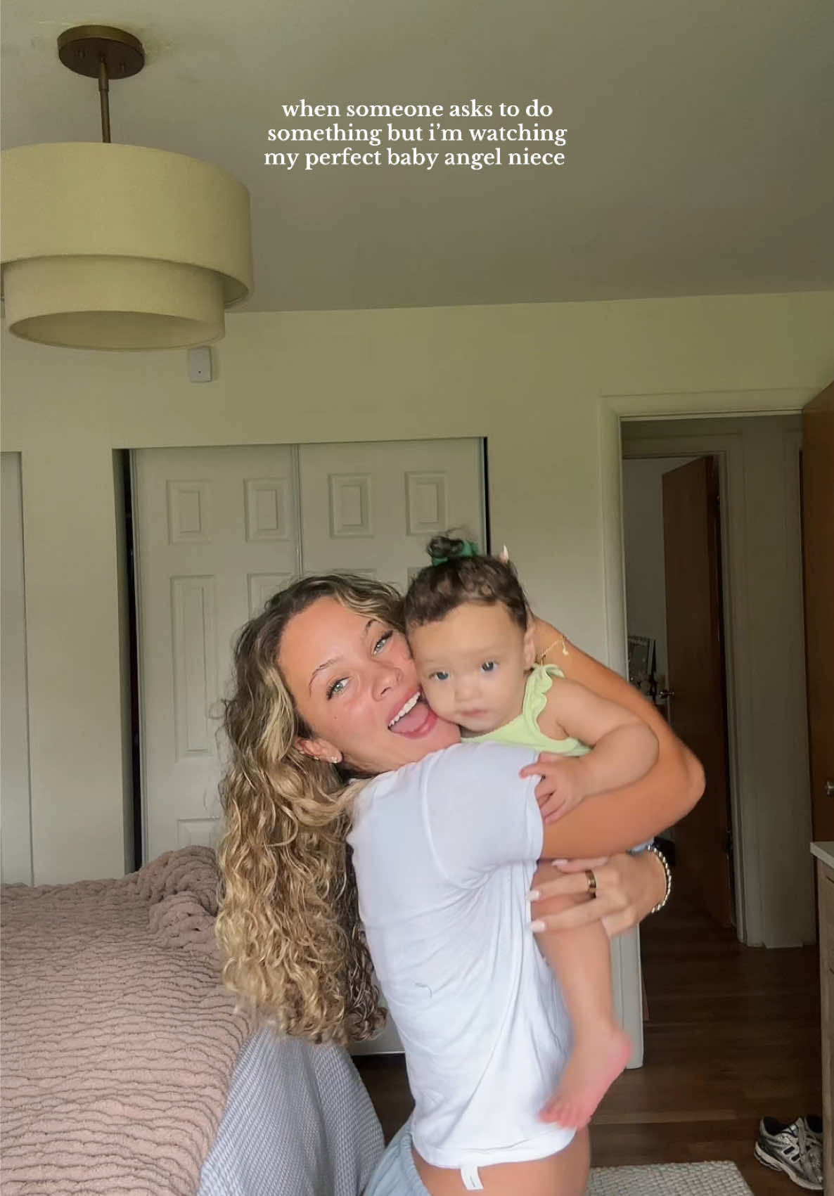 A post by @annadawnphillips on TikTok caption: she’s so perfect i love being her aunt 💕💕 @josieephillipss 