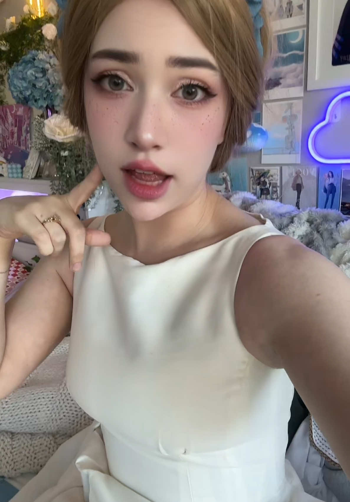 A post by @user12342069911 on TikTok caption: 99% of my comments lol 😂 streaming on twitch btw 🫶🏻 #femboy 