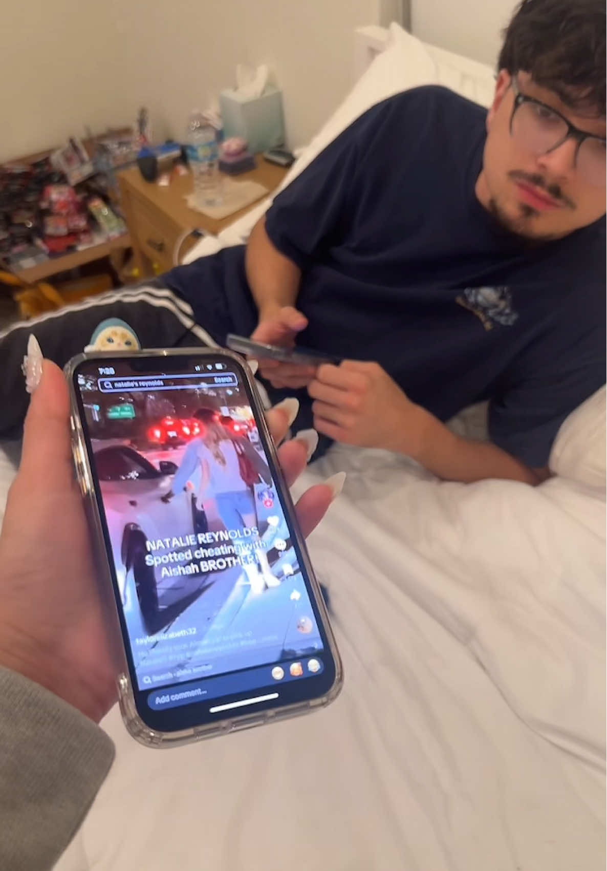 A post by @aishah on TikTok caption: how does he genuinely like her…