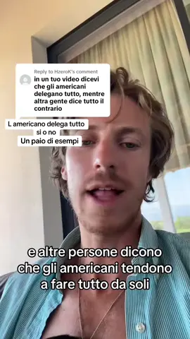 A post by @amedeoiasci on TikTok caption: Ma gli americani sono tuttofare o tendono delle gare tutto oggi vi parlo di un paio di esempi che dimostra come l’americano ormai è diventato obsoleto pure lui e tender a delegare tutto quanto all’esperto di nicchia #Delega
