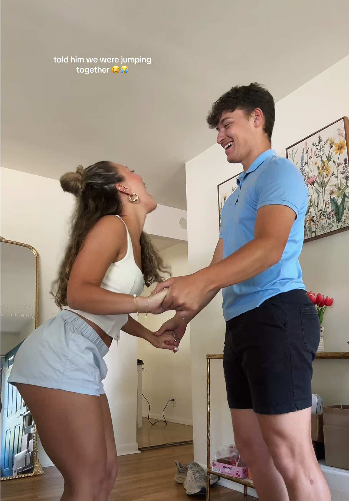 A post by @annadawnphillips on TikTok caption: PLSSSS hahaha he was so close to deleting this  #trending 