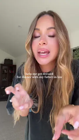 A post by @anastazia on TikTok caption: Help me get dressed for dinner with my father in law #ootd 