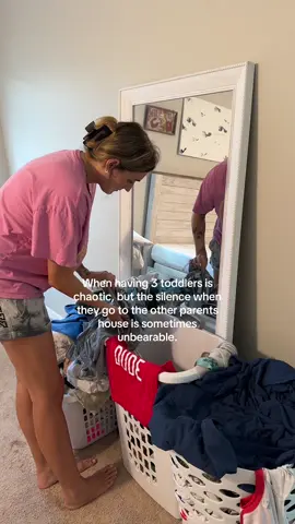A post by @chasereiterc on TikTok caption: Miss them the second they get picked up. Shared custody is tough, but I have to keep telling myself they’re better off for it. #sharedcustody #singlemom #boymama  