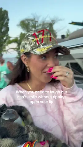 A post by @courtneyycahoon on TikTok caption: Cold sore/accutane girlies will get me hahaha 