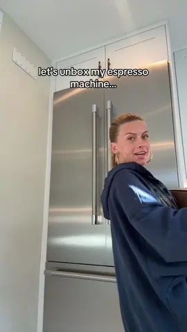 A post by @xandrapohl on TikTok caption: Guys I’m so excited about my new espresso machine just guys wait for the coffee videos 