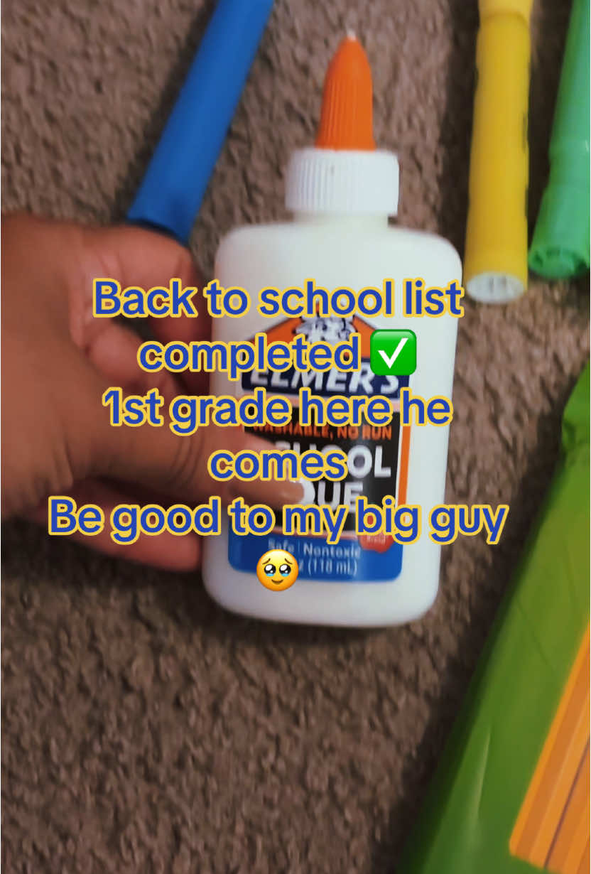 A post by @kaylajacobs94 on TikTok caption: 💯 credit goes to his grandma for completing his entire list for him this year 🤍   I added some extras I had at the house for the class/ teachers 🫶🏽  I really have a 1st grader 😭  