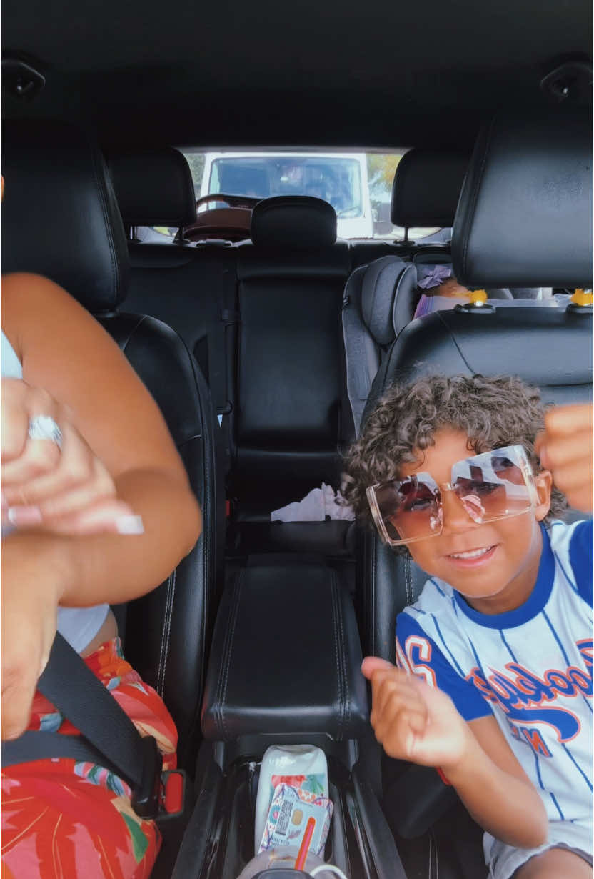 A post by @kaylajacobs94 on TikTok caption: ❤️  And ps. I only let him move his seatbelt like that while we made the video  and weren’t moving 