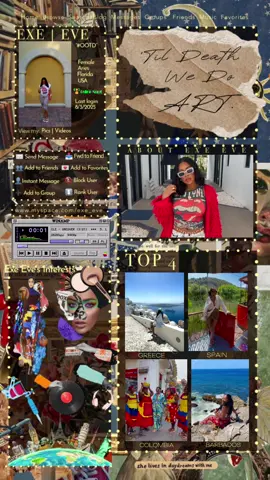 A post by @exe_eve on TikTok caption: My 2025 MYSPACE profile 👩🏽‍💻🖱️⌨️ As cliche as it sounds.. it really does feel like yesterday when I was sitting behind a computer for hours literally coding my profile figuring out which HTML code made the font “marquee” 😂, picking the song for my profile & rearranging my top 8 twenty times a day. Kiss me through the phone was on everyone’s profile, we were “owning” eachothers pics 💀, usinq q’s as g’s, & our friendship status depended heavily on where we landed in someone’s top 8 or 4. Yu juSt h@d 2 b th3re <3 ;-* Ahh the nostalgia! 🥹 anyways … add4add? C4C?! #myspace #nostalgia #myspace2025 #explore #fyp #throwback #photobucket 